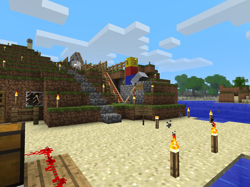 Is the Minecraft roller coaster the best theme park ride?